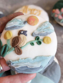 Personalised Hand Iced Coastal Inspired Letterbox Biscuits, 7 of 11
