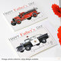 Vintage Fire Truck Father's Day Card, thumbnail 6 of 8