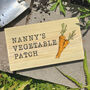 Mum's Vegetable Patch Wooden Sign, thumbnail 3 of 3