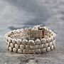 Sterling Silver Chunky Scales Necklace, thumbnail 5 of 8