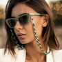 Glasses Chain Jade Green And Teal Chunky Acrylic Chain, thumbnail 1 of 12