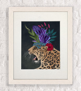 Hot House Leopards, Set Two Prints, Framed Or Unframed, 5 of 8