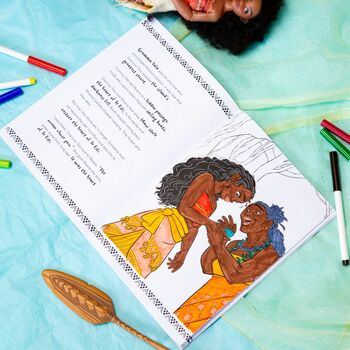 Personalised Disney Colouring Moana Book, 3 of 5