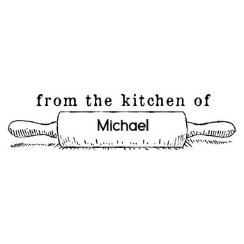 Personalised Home Cook Stamp, 4 of 5