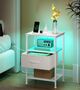 Bedside Table LED Charging Station Side End Table, thumbnail 1 of 7