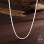 Sterling Silver 2mm Cz Tennis Necklace, thumbnail 7 of 12