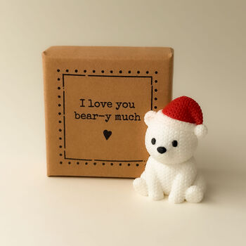 I Love You Bear Y Much Tiny Little Gifts Cubby The Polar Bear, 6 of 6