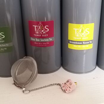 New Tea Lover Loose Leaf Six Large Airtight Tins Set, 4 of 4