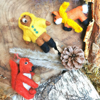 Red Bushy Squirrel Handmade Fair Trade, 4 of 7