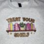 Treat Your Shelf Embroidered Sweatshirt, thumbnail 3 of 4