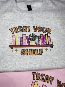 Treat Your Shelf Embroidered Sweatshirt, 3 of 4