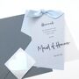 Vellum Bow Will You Be My Bridesmaid Card, thumbnail 11 of 12
