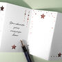 Personalised Birthday Fold Out Foil Card, thumbnail 3 of 7