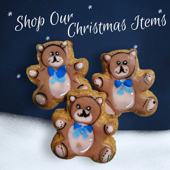 Mr And Mrs Claus Christmas Themed Dog Biscuits, 7 of 9