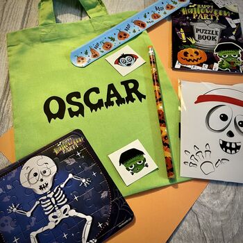Personalised Filled Halloween Party Bags, 4 of 5