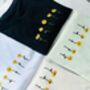 Sunflowers Embroidered T Shirt, thumbnail 4 of 4