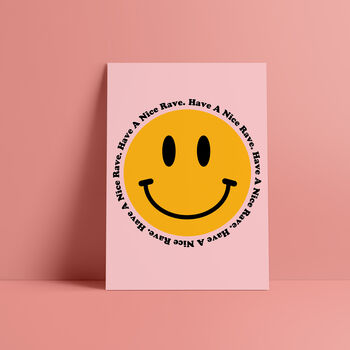 'Have A Nice Rave' Print, 6 of 10