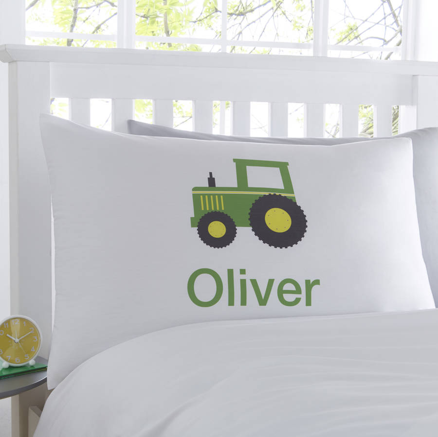 Farm Tractor Personalised Pillowcase, 1 of 5