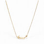 Angel Luxe 18k Gold Plated 1111 Manifest Necklace, thumbnail 2 of 3