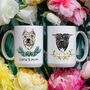 Personalised Pittie Flower Mug For Pitbull Mum, thumbnail 1 of 10