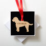 Personalised Dog Outline Christmas Tree Decoration, thumbnail 5 of 12