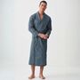Men's 'Geometric Moorland' Crisp Cotton Robe, thumbnail 3 of 6