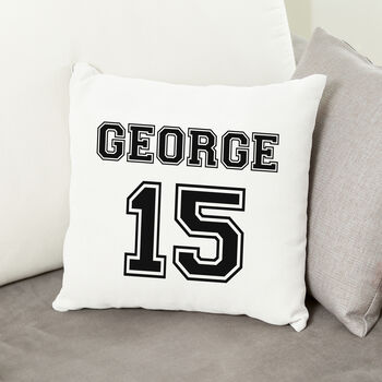 Personalised Football Shirt Cushion Cover, 6 of 8