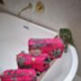 Set Of Three Quilted Cotton Cosmetic Bags Jungle, thumbnail 4 of 9