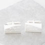 Men's Personalised Engraved Message Cufflinks, thumbnail 4 of 7