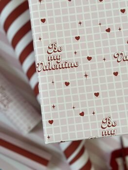 Typographic Valentine Message Wrapping Paper, 3 of 4