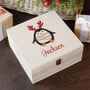 Personalised Festive Penguin Christmas Eve Box, thumbnail 11 of 12