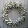 Christmas Wreath With Frosted Eucalyptus And Berries, thumbnail 2 of 8