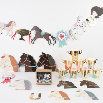 Horse Party Napkins X 16, 4 of 8