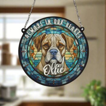 Boxer Memorial Suncatcher, 3 of 6