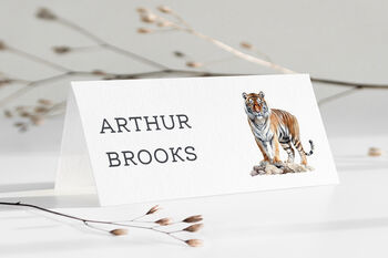 Safari Animal Wedding Place Cards, 2 of 6