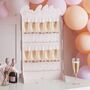 Rose Gold Foiled And Blush Prosecco Wall, thumbnail 1 of 2