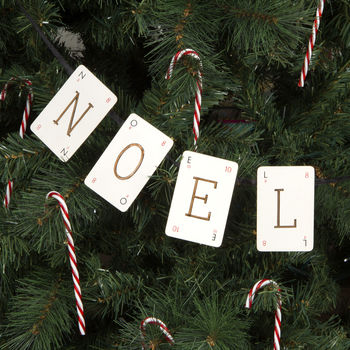 Noel Vintage Christmas Bunting, 2 of 4