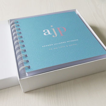 Personalised Monogram Initials Small Notebook, 2 of 10