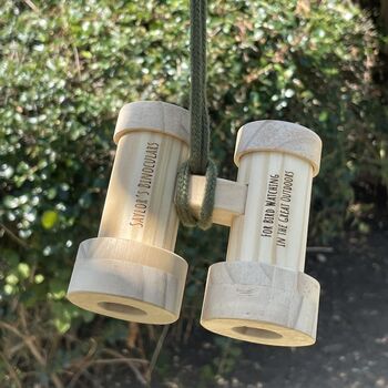 Personalised Wooden Binoculars, 3 of 4