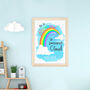 Personalised Kid's Rainbow Wall Print, thumbnail 12 of 12