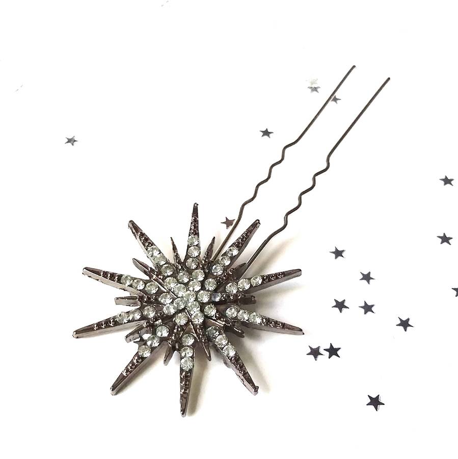 deco star hair pins by la belle epoque | notonthehighstreet.com