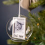 Personalised New Baby Photo Dome Bauble, thumbnail 2 of 4