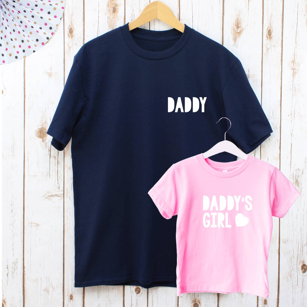 Daddy And Daughter Father's Day Matching T Shirts, 1 of 3