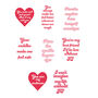 Personalised Valentine's Day Eight Reasons Banner Card, thumbnail 4 of 5