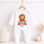 Personalised Lion First World Cup Baby Outfit, thumbnail 4 of 9