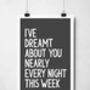 I've Dreamt About You Print, thumbnail 8 of 9