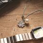 Clover Pearl And Zircon Necklace 925 Sterling Silver Charm Gift, thumbnail 6 of 7
