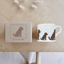 Chocolate Cockapoo / Labradoodle Tea Bag Dish, thumbnail 7 of 12