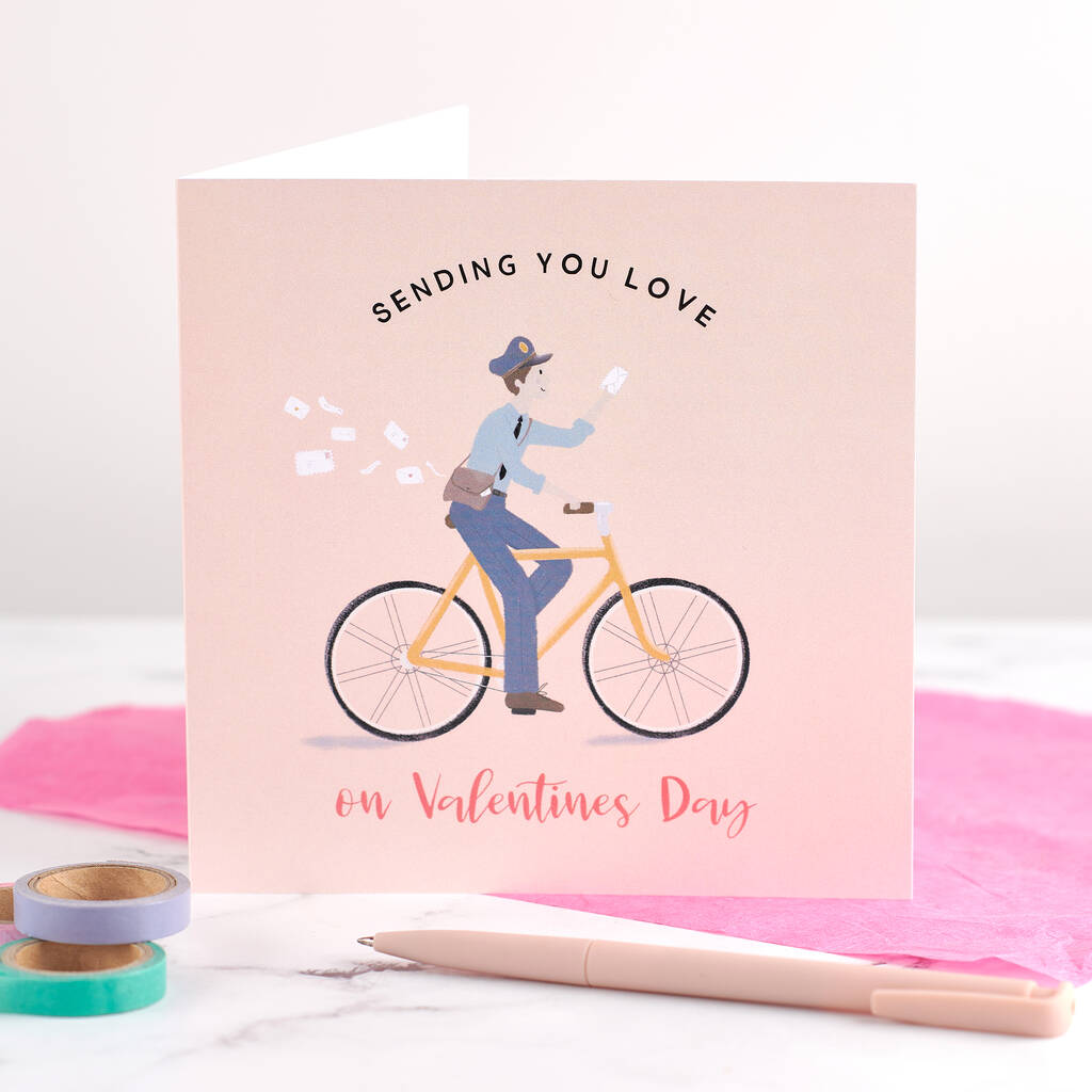 Sending Love Card Sent Direct By Oakdene Designs