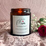 Mother's Day Gift Personalised Candle Best Mum, thumbnail 1 of 3